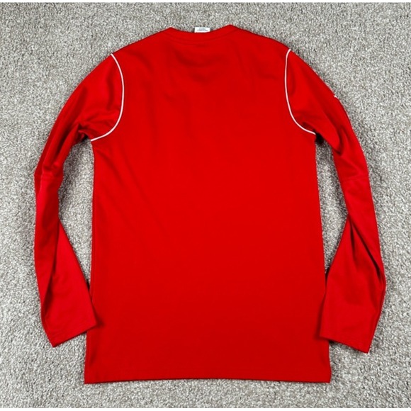 SMU Mustangs Basketball Sweatshirt Mens Small Red Team Player Issued Lightweight - Picture 9 of 10